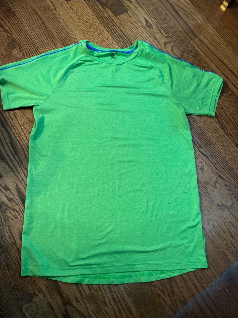 C9 by Champion Boys XL 16/18 Bright Green Short Sleeve Athletic Polyester Tee